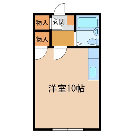 ｼｬﾝﾎﾟｰﾙ中田の物件間取画像